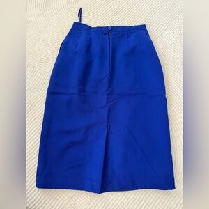 Elegant Navy Blue Women's Skirt